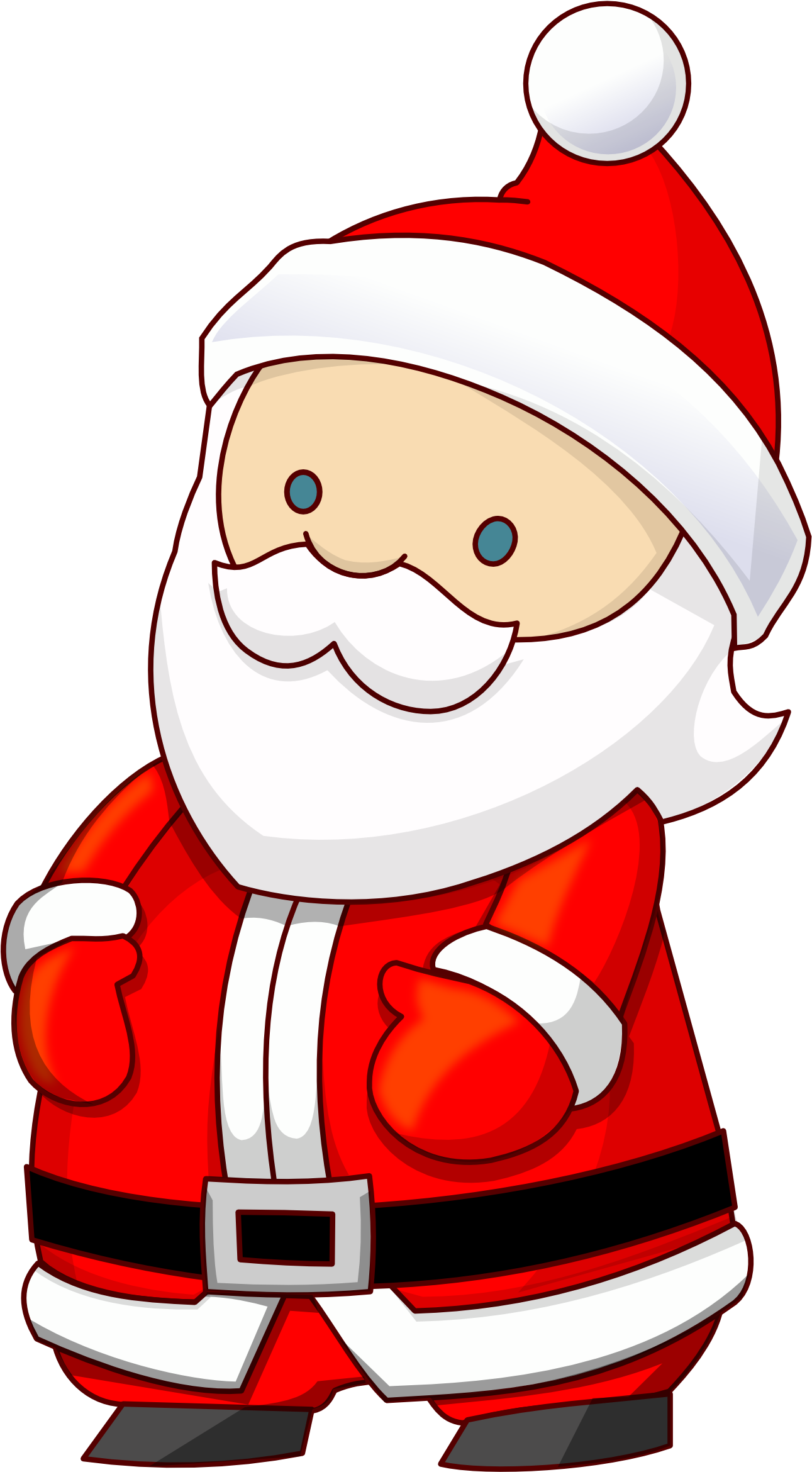 Material Clipart Hd PNG, Christmas Material, Christmas Tree, Santa Claus,  Christmas PNG Image For Free Download