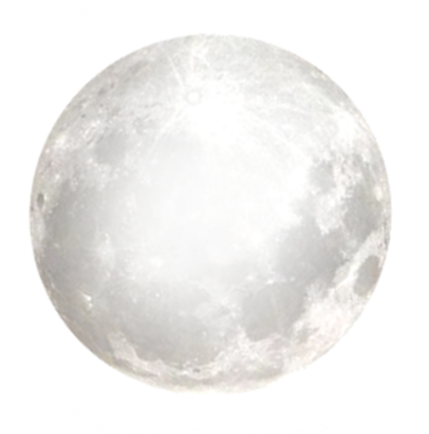 Full Moon Transparent Clipart - Bright Full Moon Png - Free Transparent