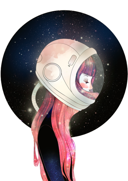 Astronaut Illustration Astronaut Drawing Space Illustration Karla Hernandez Charlotte 5565