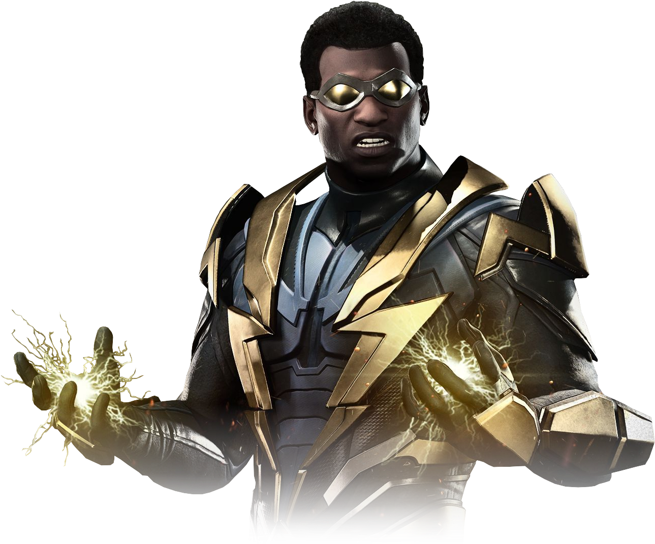 Download Black Lightning - Black Lightning Daughter Injustice 2 PNG ...