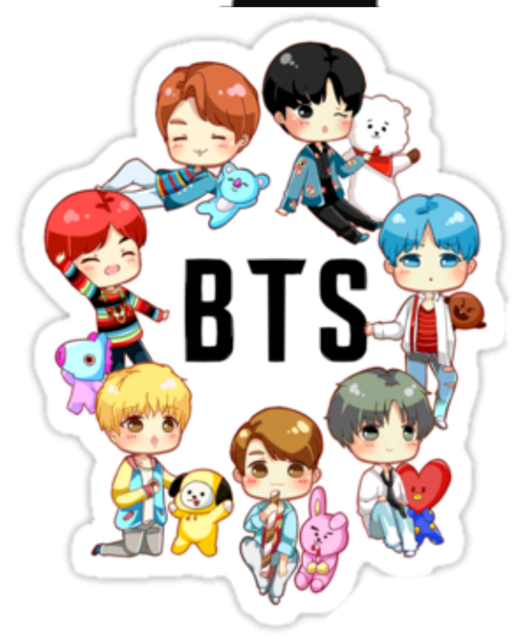 Stickers Galleryneed Beginner Deadpool Drawings Chibi - Bts Chibi