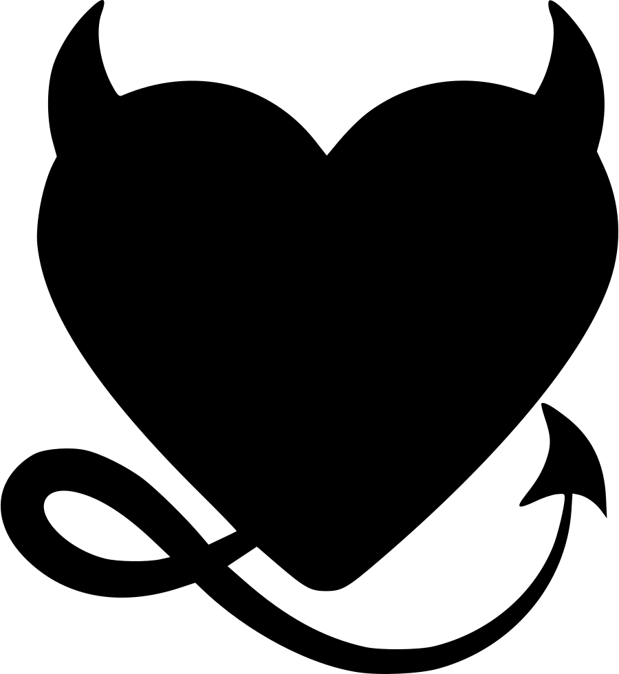 Download Png File Svg - Heart Devil Png PNG Image with No Background -  