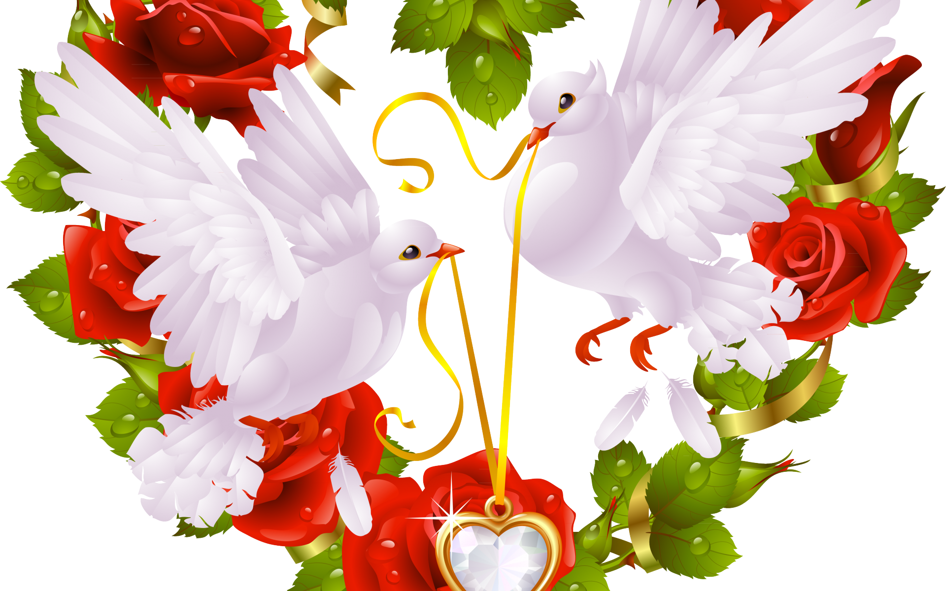 Download Love Birds Images For Facebook PNG Image with No Background -  