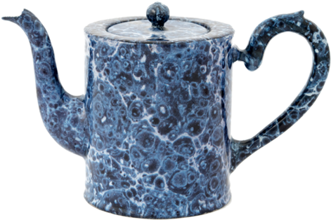 Blue Marble Teapot- Small - Yellow (500x500), Png Download