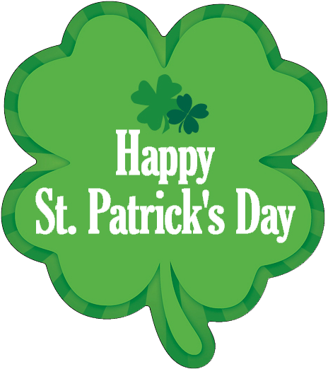 Download Happy St Patrick's Day - St Patrick's Day Clover PNG Image ...