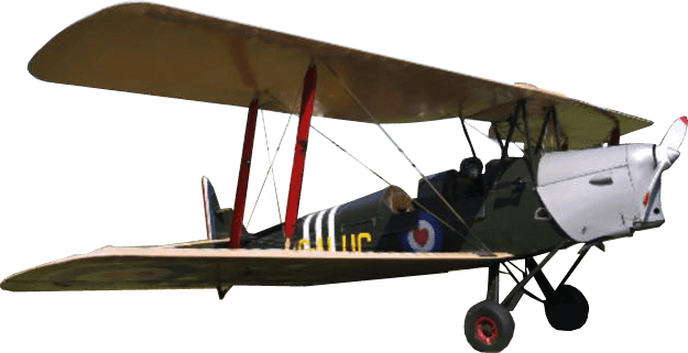 Old Plane Transparent Background (625x321), Png Download