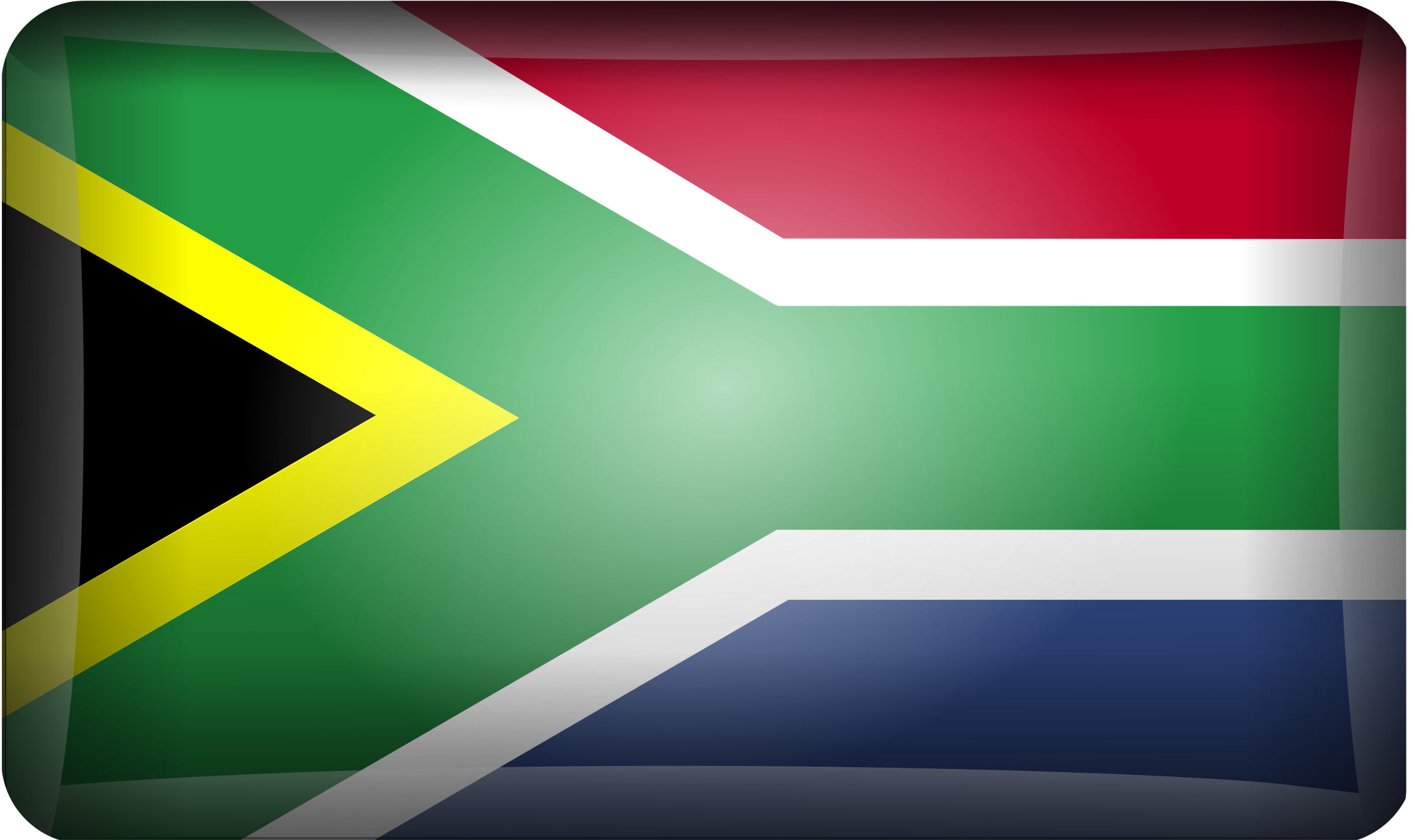 This Free Icons Png Design Of South African Flag 1 (2400x1703), Png Download