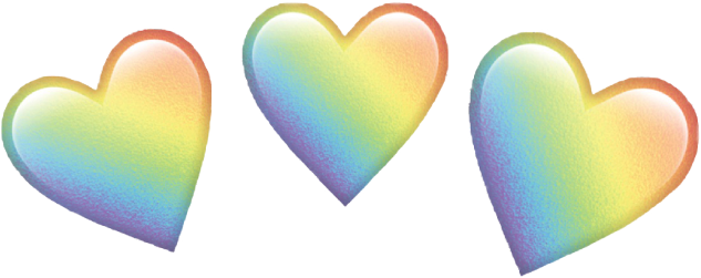 Heart Crown Rainbow Love Cute Halo Freetoedit - Cute Heart Crown Png (1024x1024), Png Download