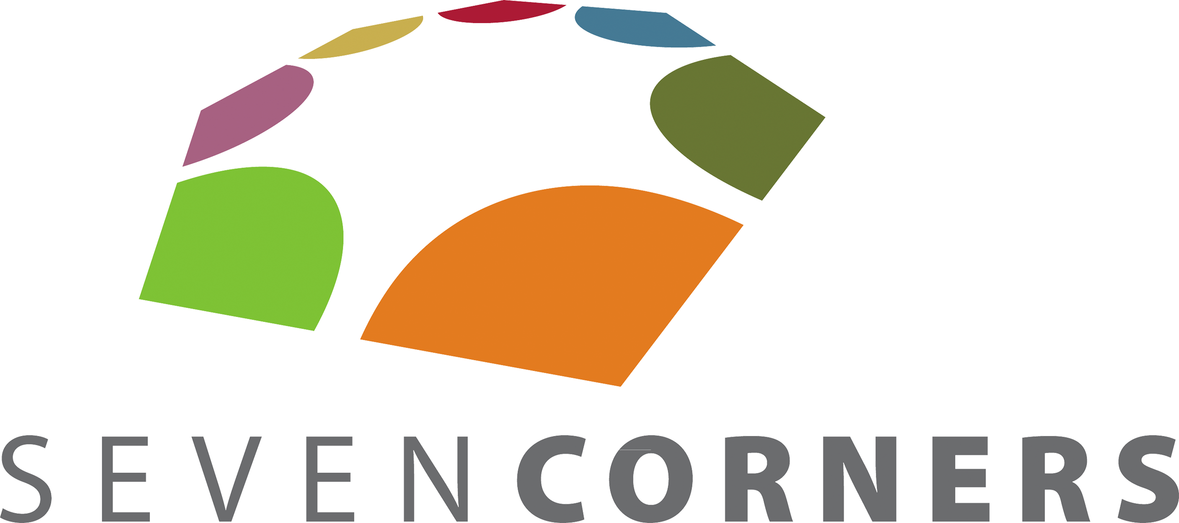 Seven Corners Png Logo (2400x1066), Png Download