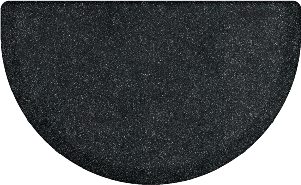 Download Granite Collection Semi-circle - Petzone Litter Trap Mat Black ...