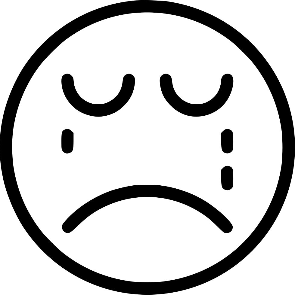 Download Crying Comments - Outline Image Of Crying PNG Image with No ...