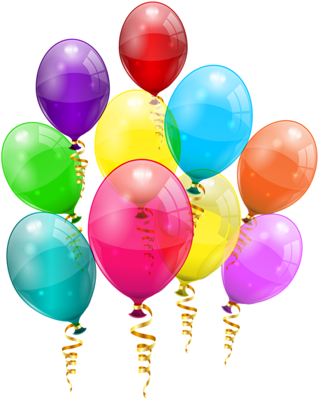 Download Bunch Of Colorful Balloons Png Clipart Image - Balloons Png ...