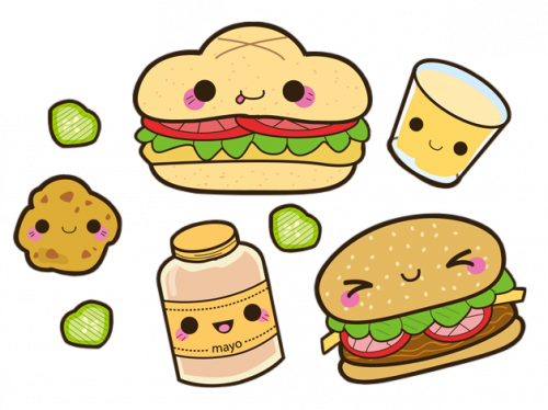 Download Source - - Fast Food Kawaii Png PNG Image with No Background -  
