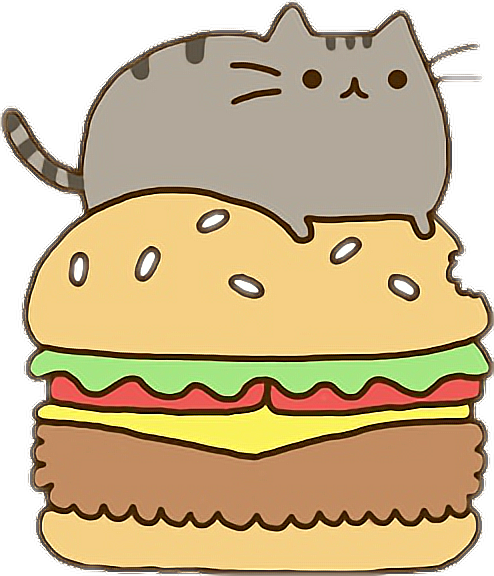 Download Clip Royalty Free Download Kawaii Clipart Fast Food - Pusheen ...