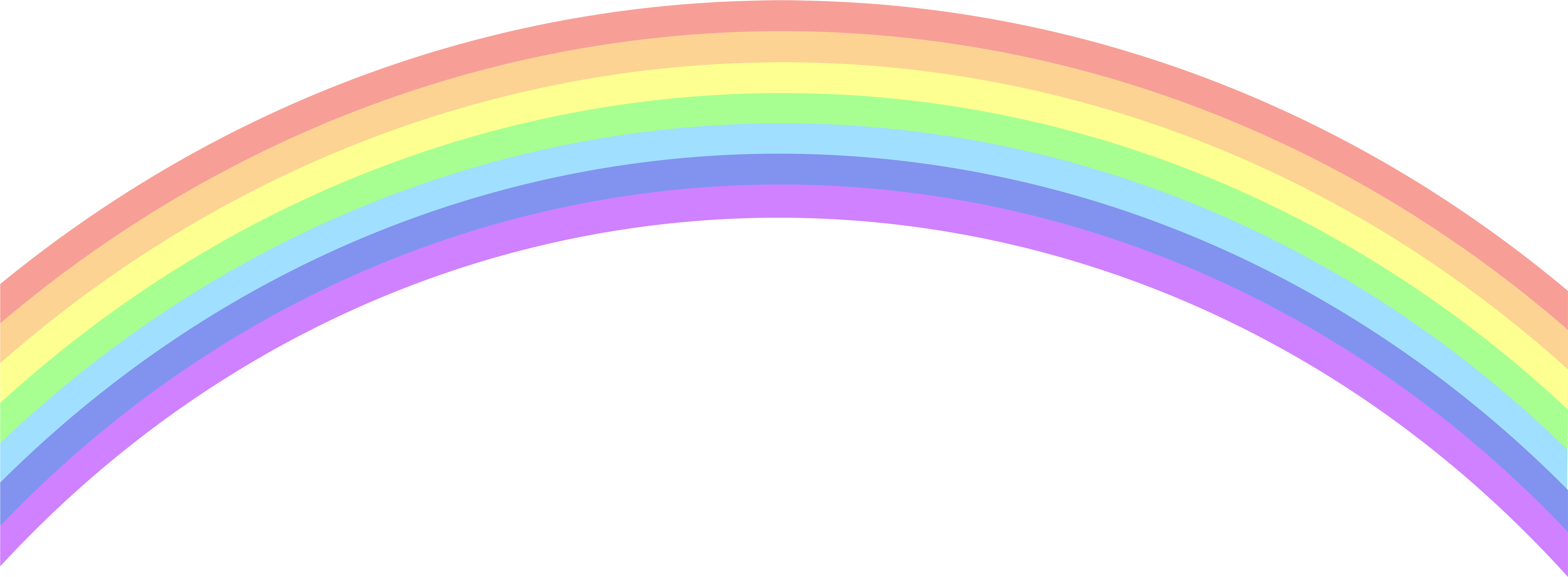 Download 30 Cartoon Rainbow Png Rainbow Clipart Png Image With No Background Pngkey Com