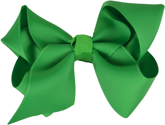Rwc41608 Emerald Green 14 Cm Ribbon Bow - Green Ribbon Bow Png (600x600), Png Download