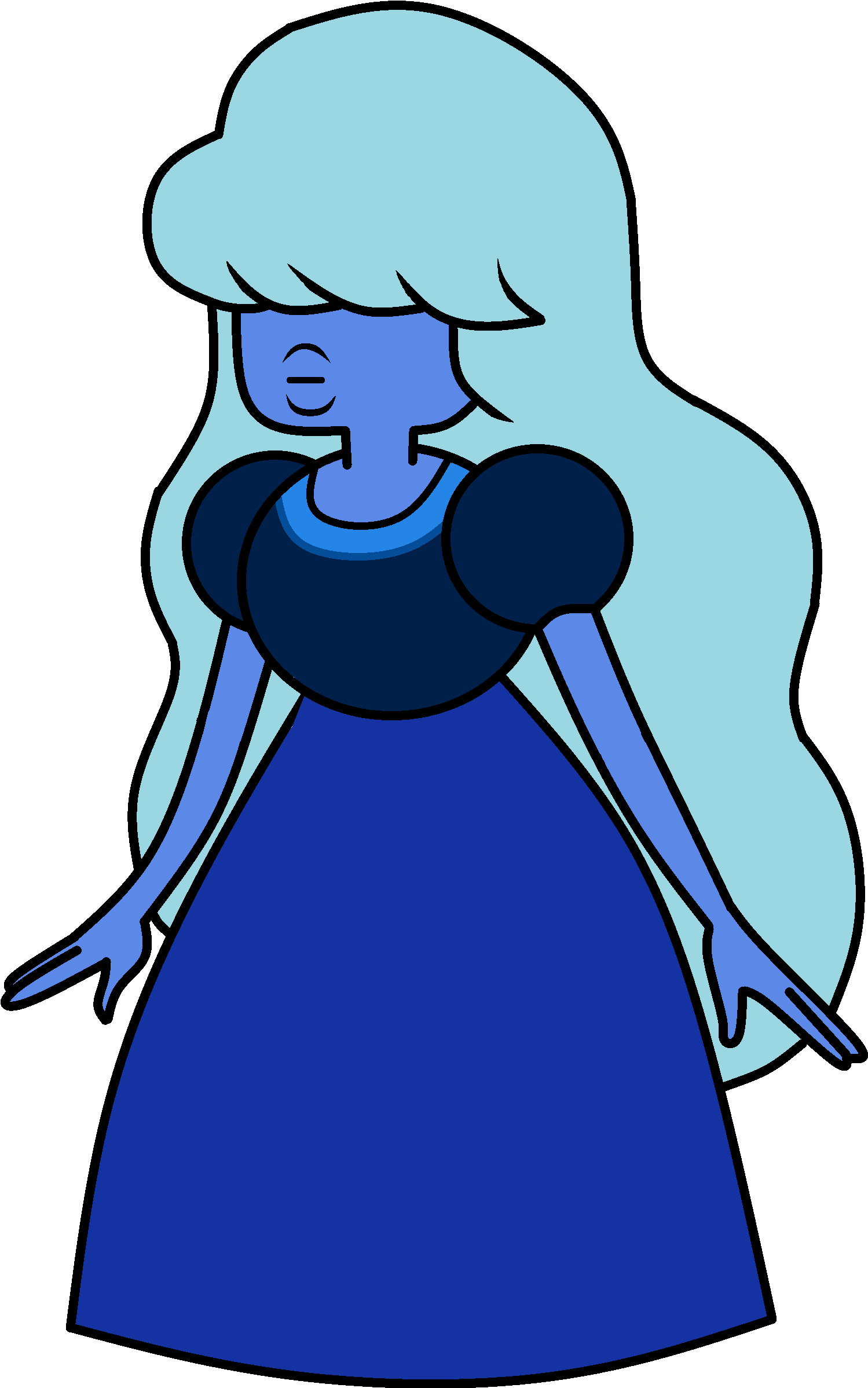 Download 80s Clothes - Steven Universe Sapphire Homeworld PNG Image ...