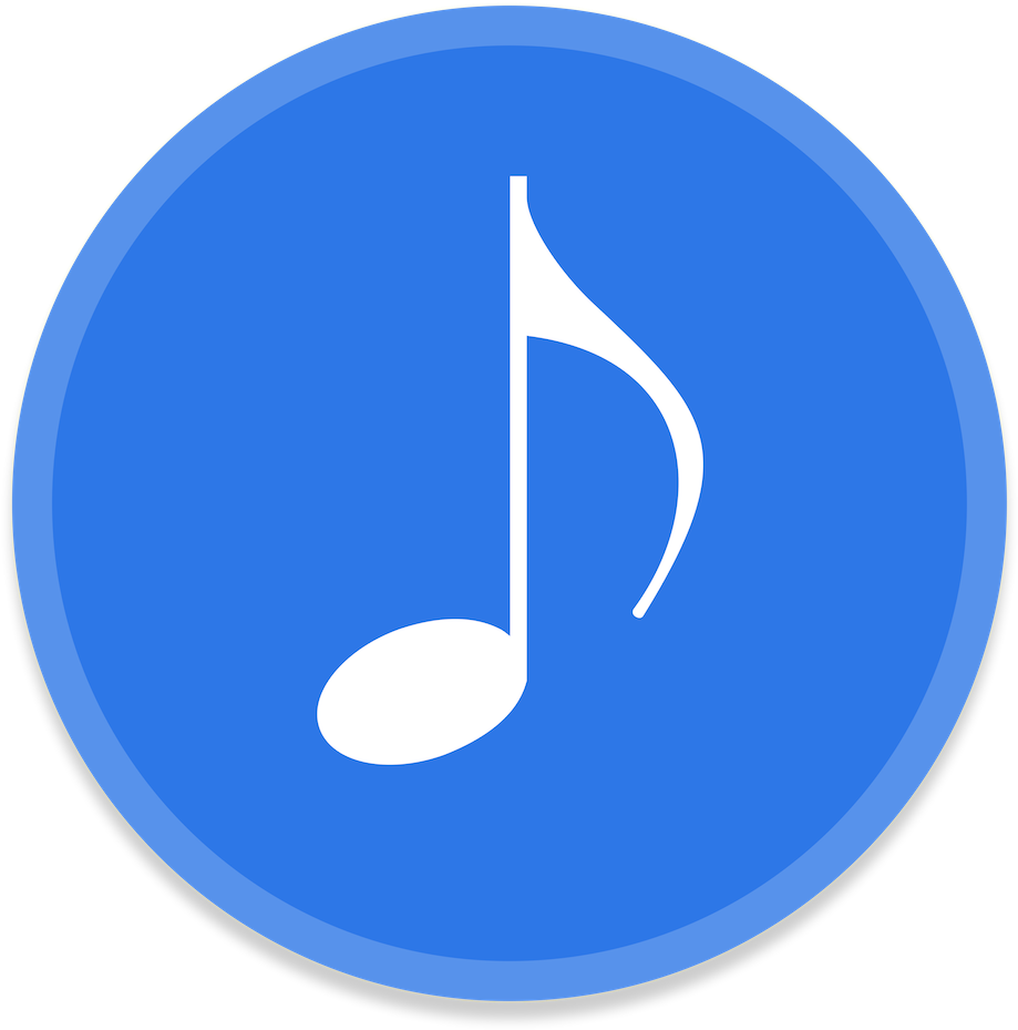 Download Png Ico Icns - Music Icon Png Blue - Free Transparent PNG