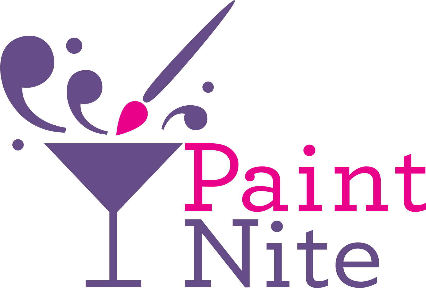 Its paint. Cocktail text PNG.