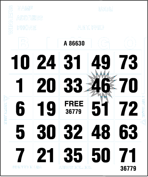 Download Capitol Starburst Paper - Carte De Bingo A Imprimer PNG Image