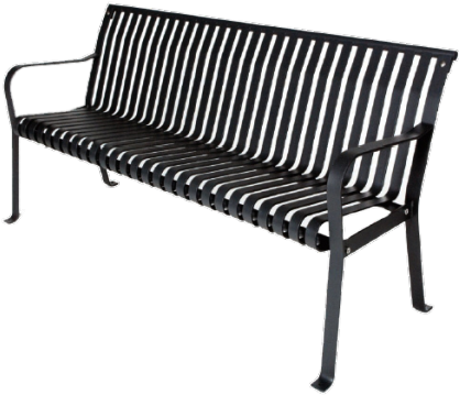 Download Benches In Metal Street Bench Black Png Image With No Background Pngkey Com