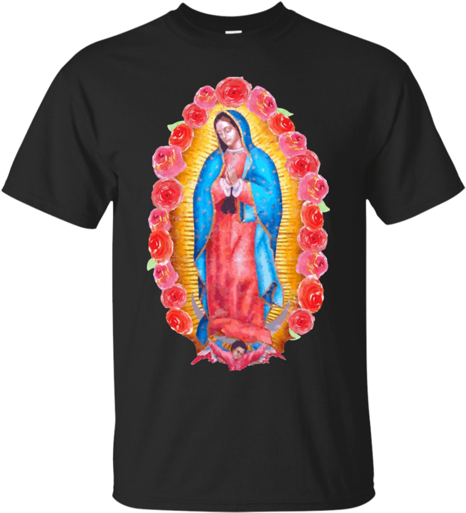 Download Our Lady Of Guadalupe T-shirt - T-shirt PNG Image with No ...