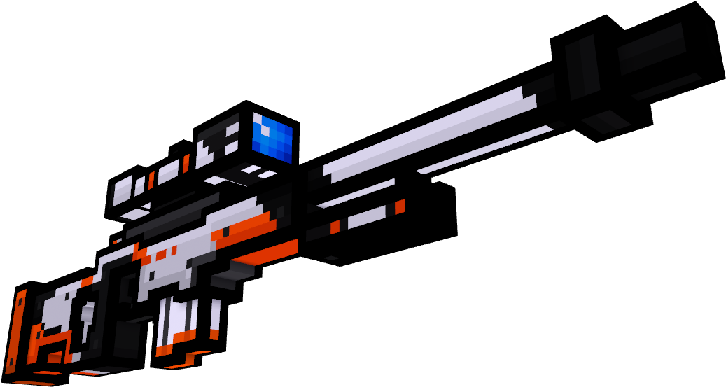 Awp Sci-fi - Sci Fi Gun Pixel Art - Free Transparent PNG Download - PNGkey