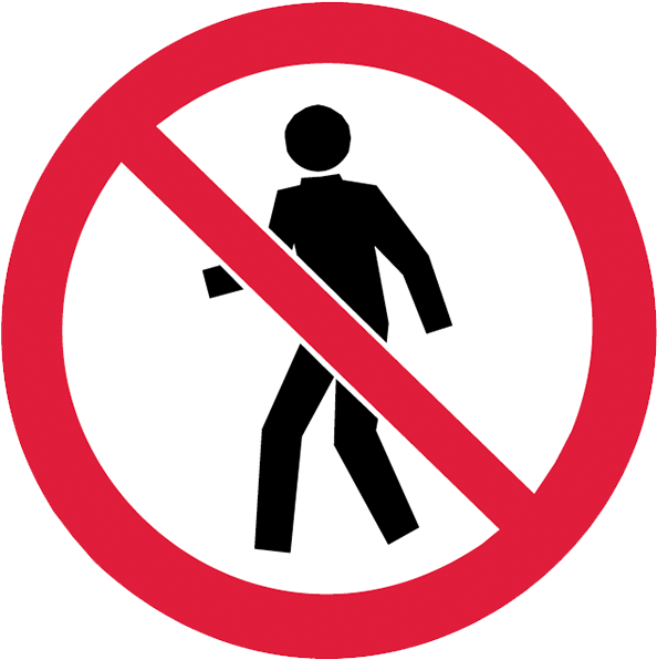 Download Brady Prohibition Pictograms - No Entry Authorized Personnel ...