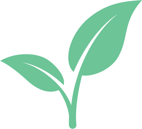 Blue green leaf logo element, blue green, fresh wind, leaf png | PNGWing