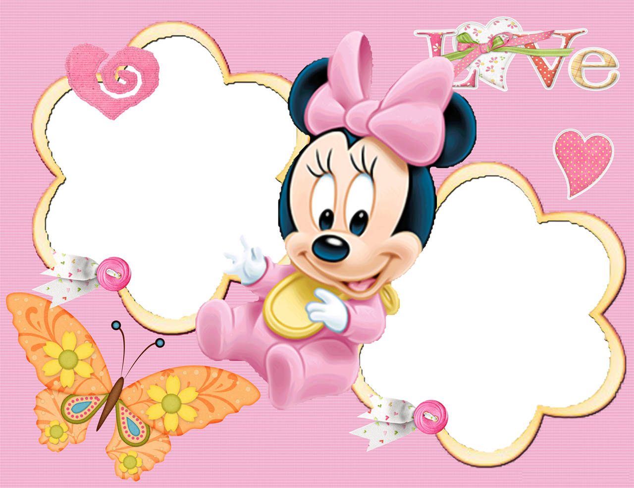 Download Mickey Mouse Party Digital Clipart Minnie Mouse Clubhouse Disney Baby Minnie Mouse Edible Image Cake Toppers Png Image With No Background Pngkey Com