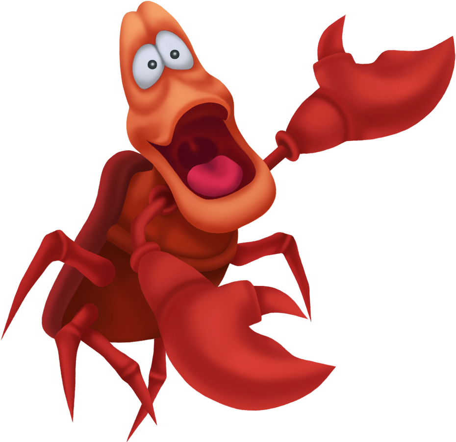 Download Little Mermaid Characters Png Sebastian Png Png Image With No Background Pngkey Com
