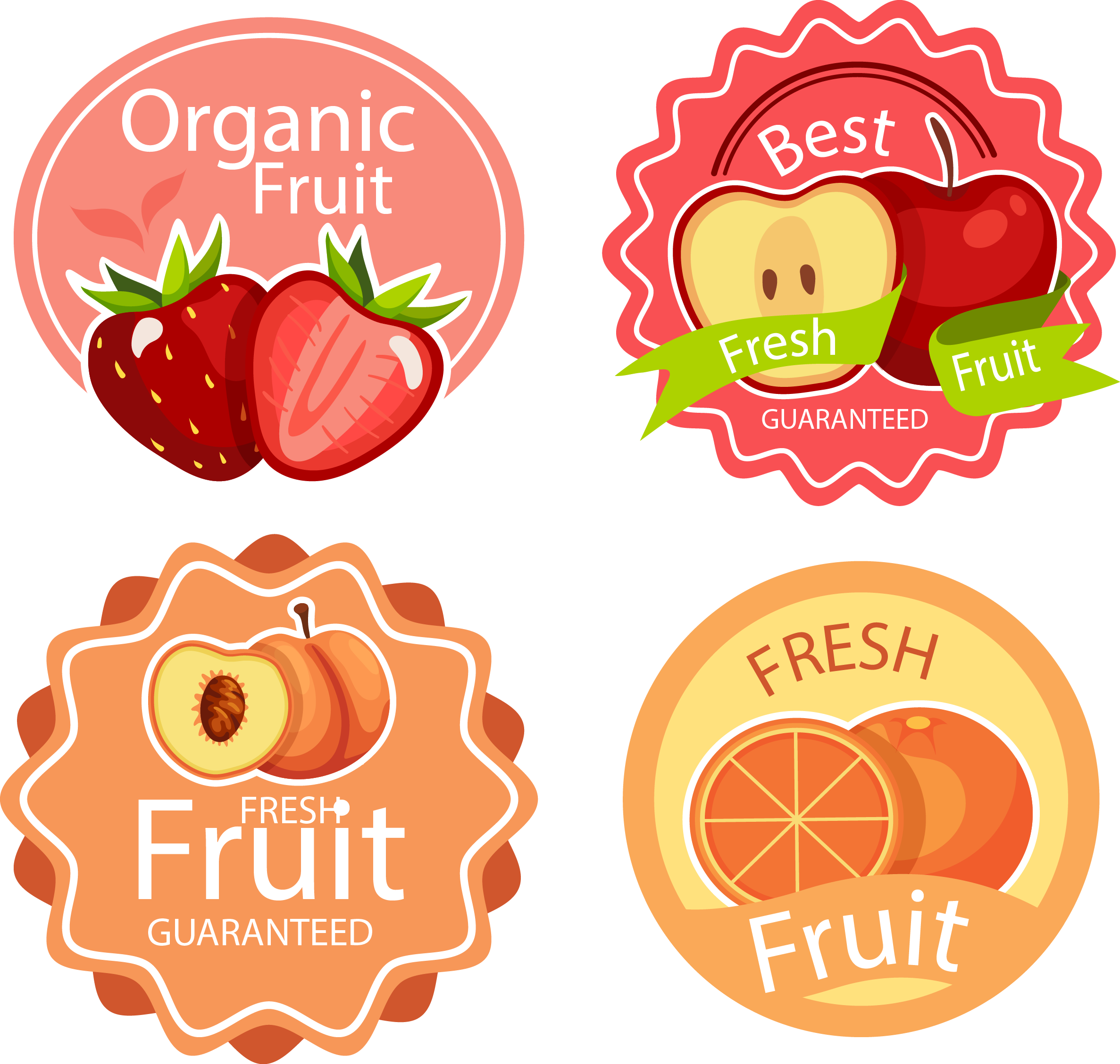 Label Fruit Sticker Strawberry - Fruit Sticker Png - Free Transparent ...