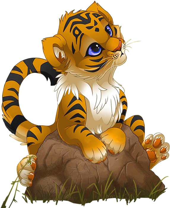 Drawn Tiger Png Tumblr Little Tiger Png Free Transparent Png