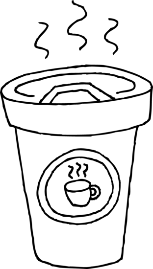 coffeecups coloring pages