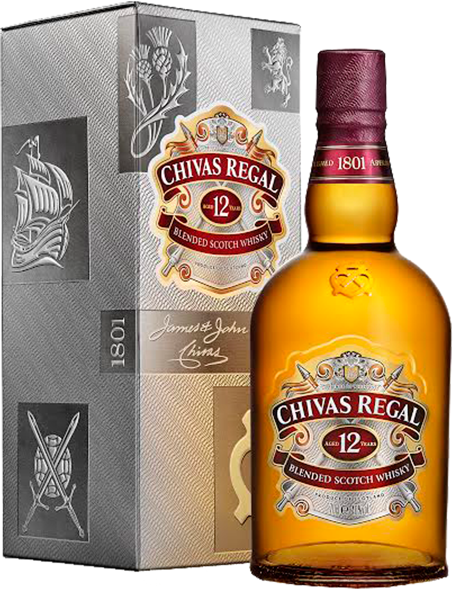 Download Chivas Regal 12 Year Old Scotch Whisky 700ml Bottle Chivas Regal Png Image With No Background Pngkey Com