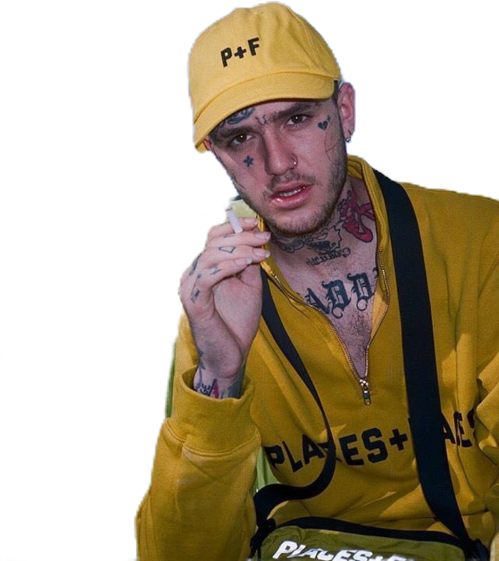 Download Lil Peep Yellow Hat PNG Image with No Background - PNGkey.com