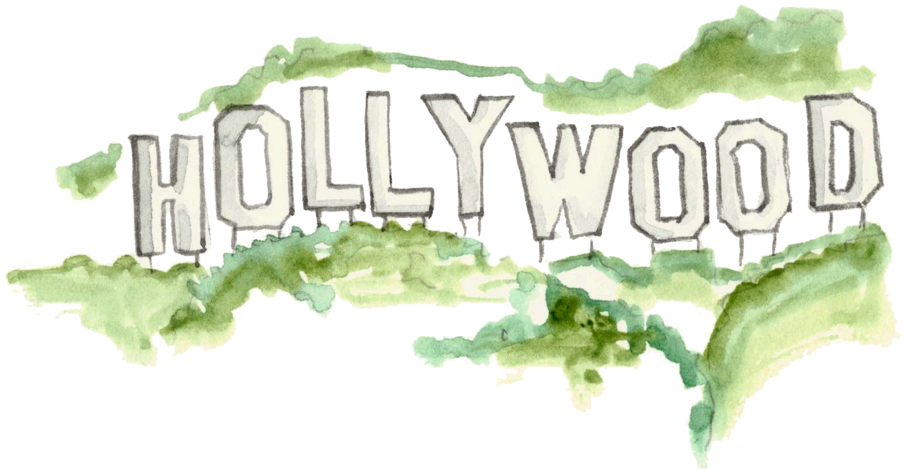 Download Hollywood Sign Portable Network Graphics Png Image With No Background Pngkey Com