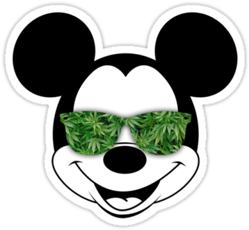 Stoner Humor, Weed Stickers, Hippie Trippy, Mickey - Mickey Sunglasses ...