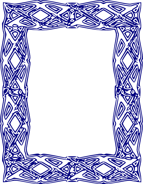 royal blue borders and frames
