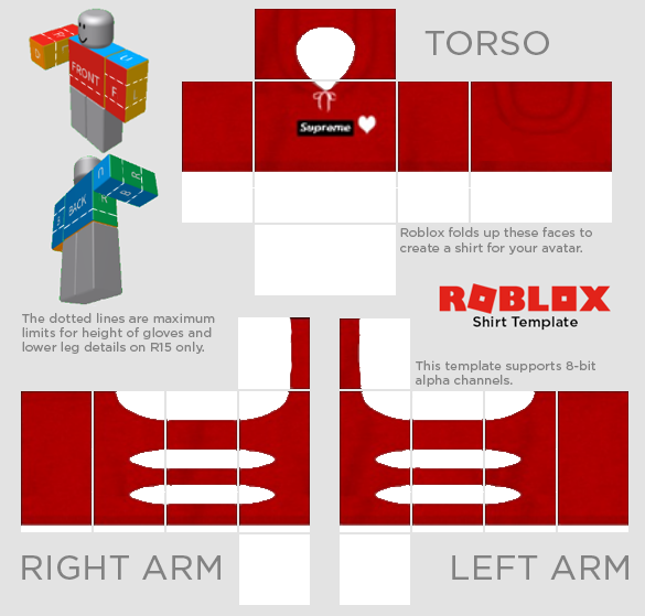 Roblox Template Png Roblox Shirt Template 2018 Free Transparent PNG