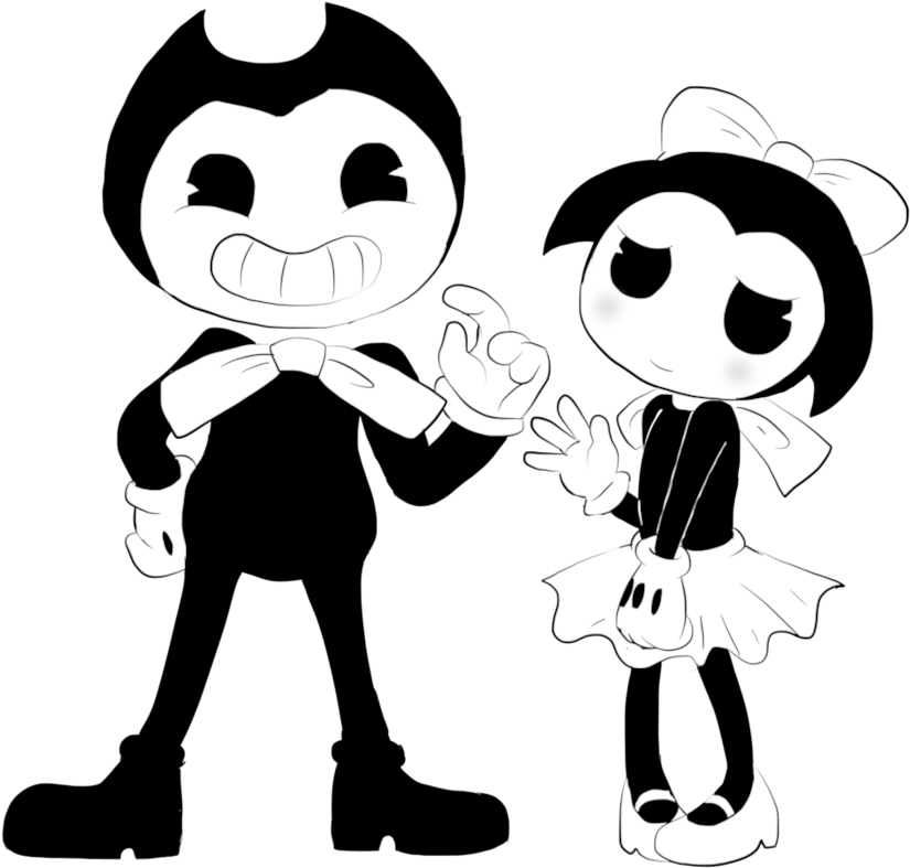 Bendy And Bella Bow By Tri - Cartoon (894x894), Png Download