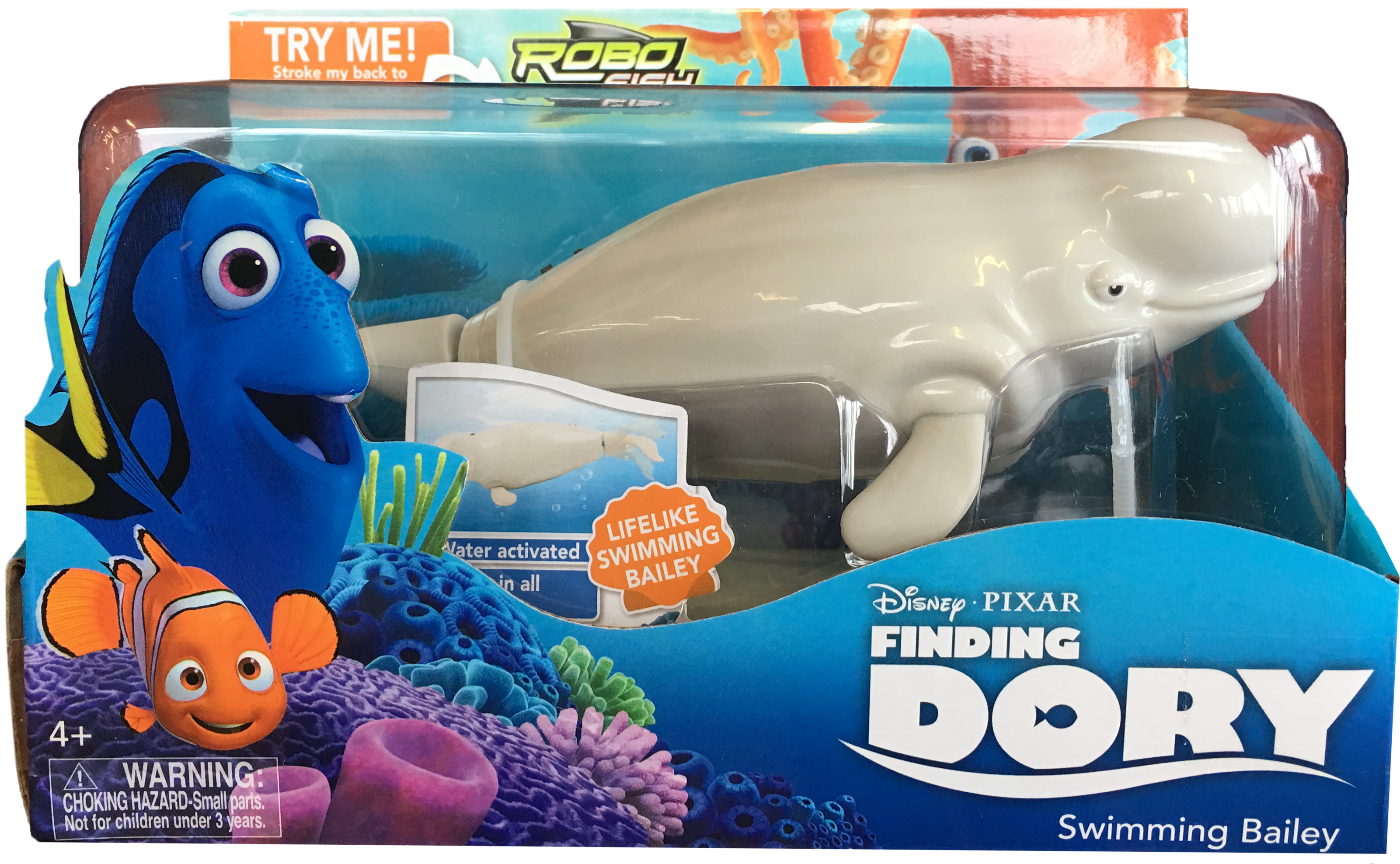 finding dory swimming bailey