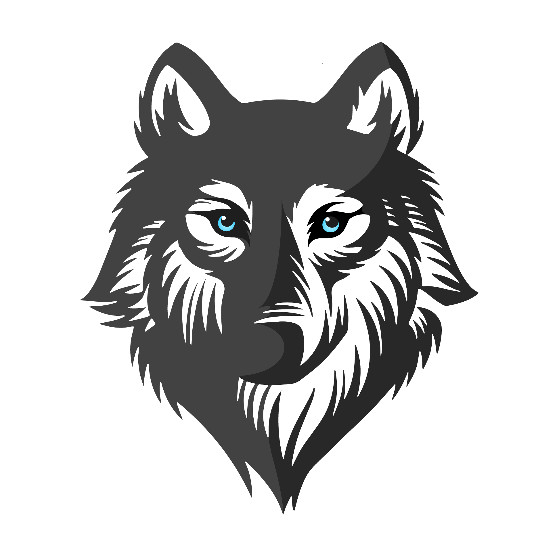 Wolf Art Png Cartoon Wolf Head Howling, Transparent Png Vhv | atelier ...