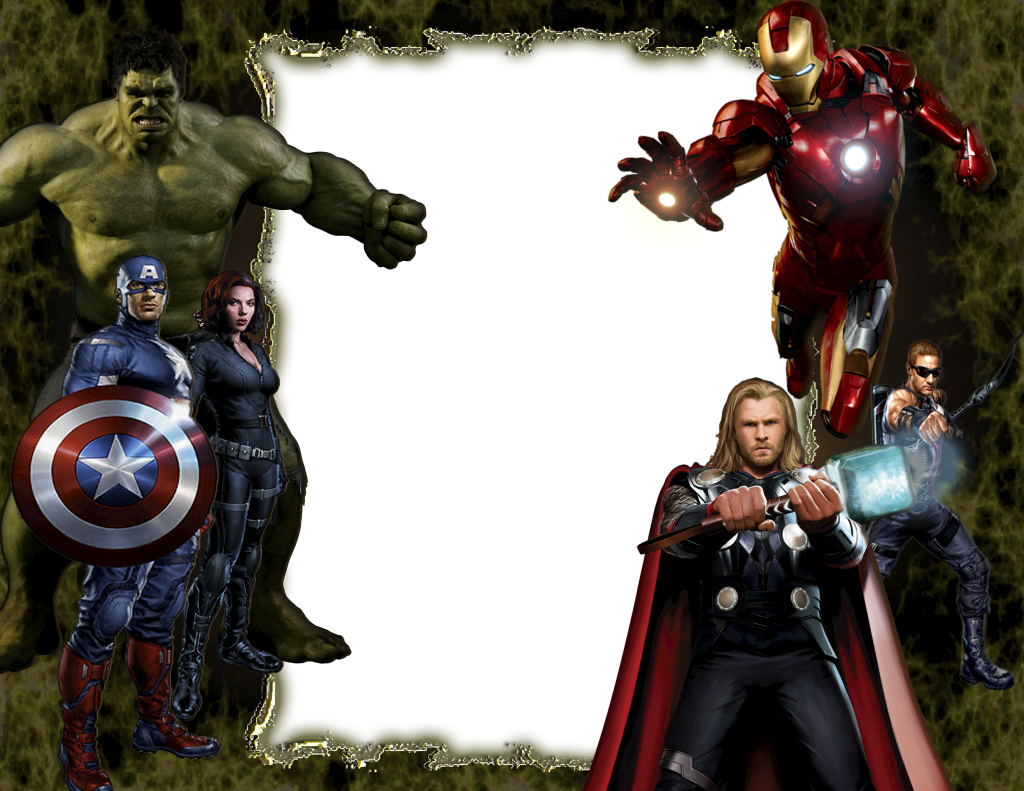 Avengers Frame - Avengers Frame Png - Free Transparent PNG Download ...