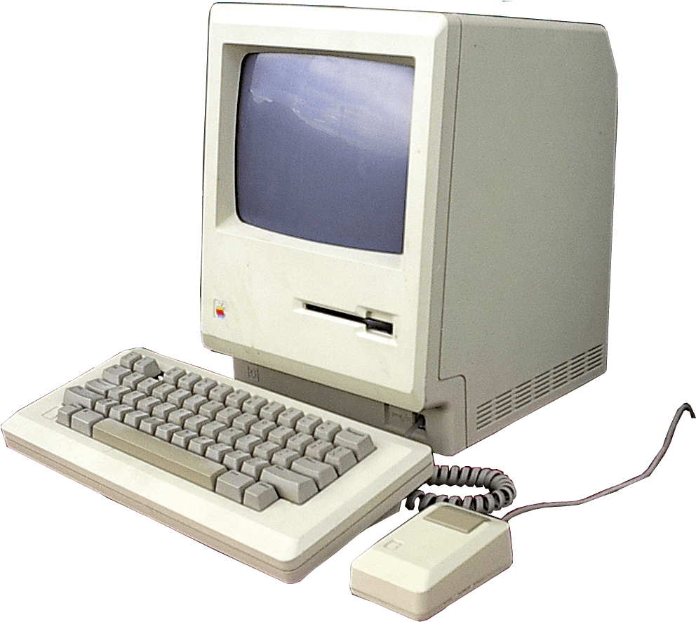 Vintage Transparent Png Stickpng - Apple Computer Old - Free ...