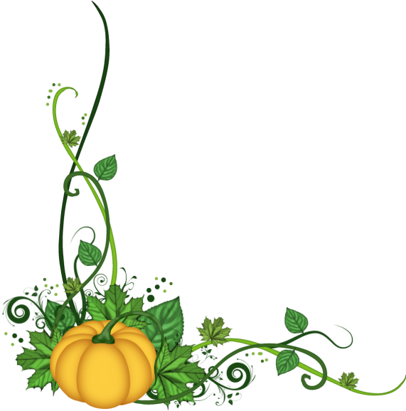 Flourish Pumpkin Clipart Collection Clipart Black And - Pumpkin Corner ...