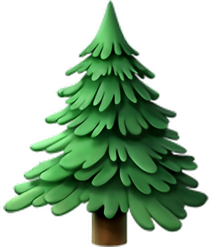 Transparent Pine Tree Emoji Free Transparent PNG Download PNGkey