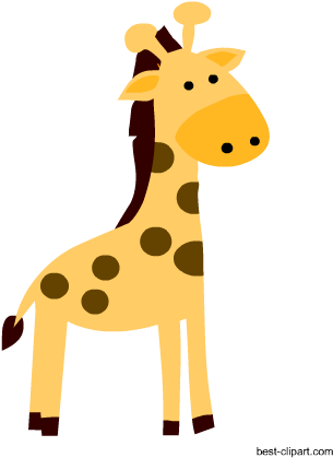 Download Cute Baby Giraffe Clip Art Image - Infant Png Image With No 