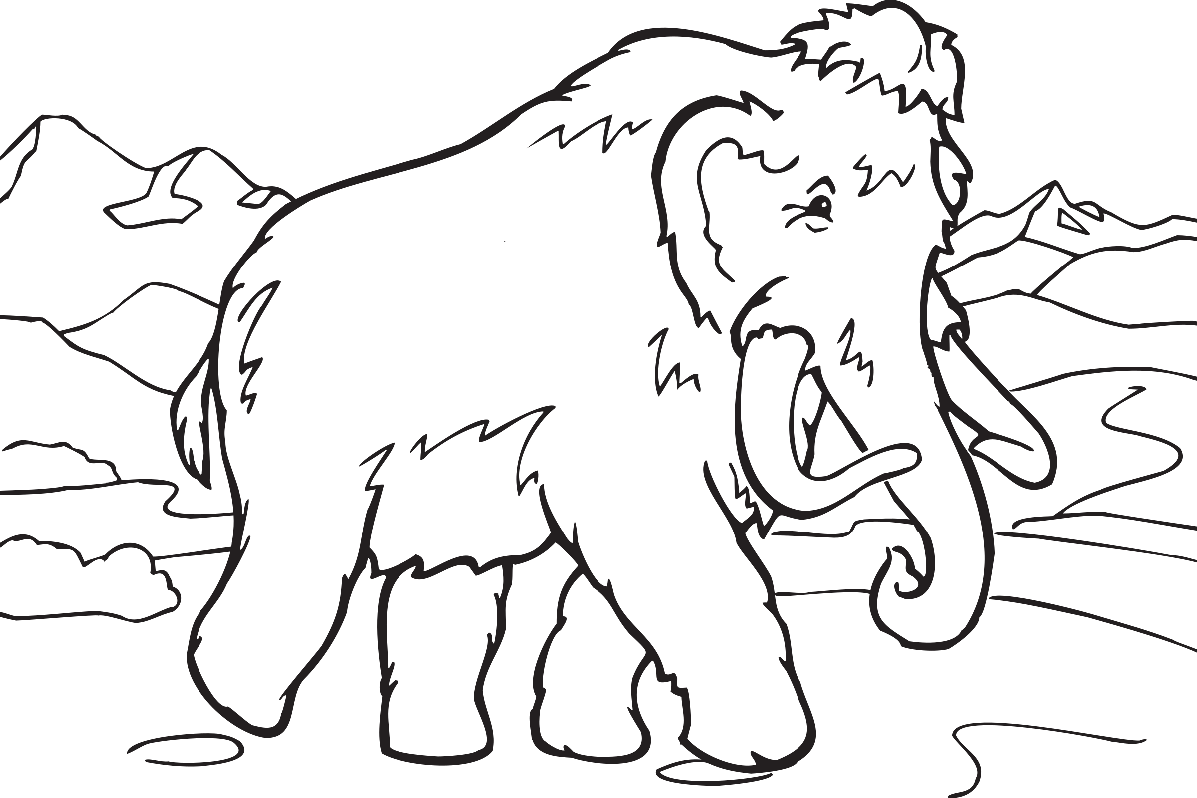 Download Download This Free Icons Png Design Of Coloring Book Mammoth Png Image With No Background Pngkey Com