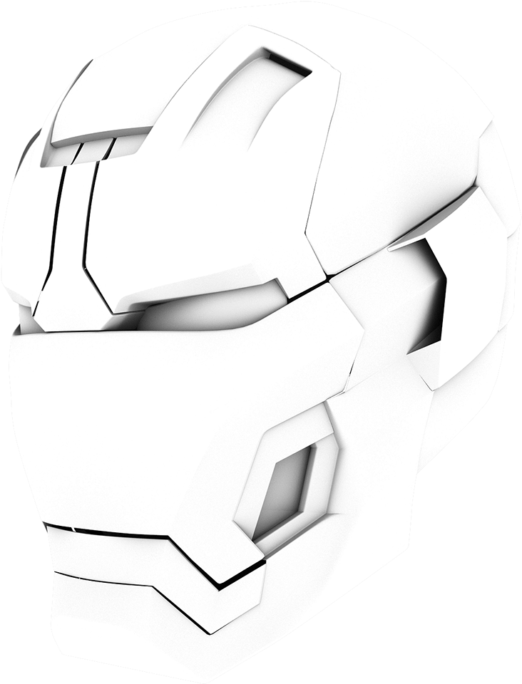 yallow cyborg iron man helmet